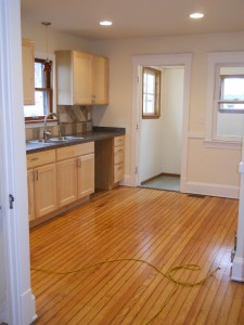 Kitchen floor was saved!