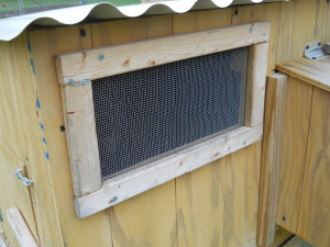 Close up of window detail